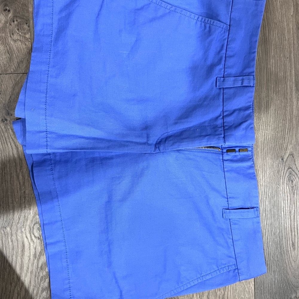 LOFT Blue Flat Front Shorts